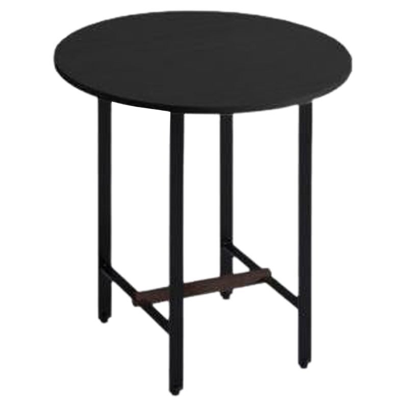 Black Oak Round Sisters Side Table by Patricia Urquiola For Sale