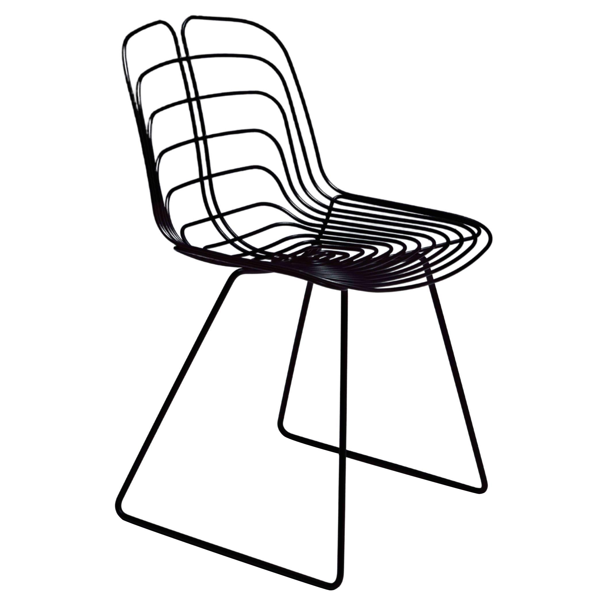 Sedia da esterno Wired di Michael Young