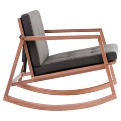 Mecedora Dedo, chaise à bascule contemporaine mexicaine par Emiliano Molina pour Cuchara