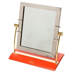 Retro Omega Table Top Store Display Mirror, 1980s