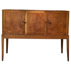 Vintage Raised Ash Sideboard in the Manner of Sir Ambrose Heal, 1930s, England