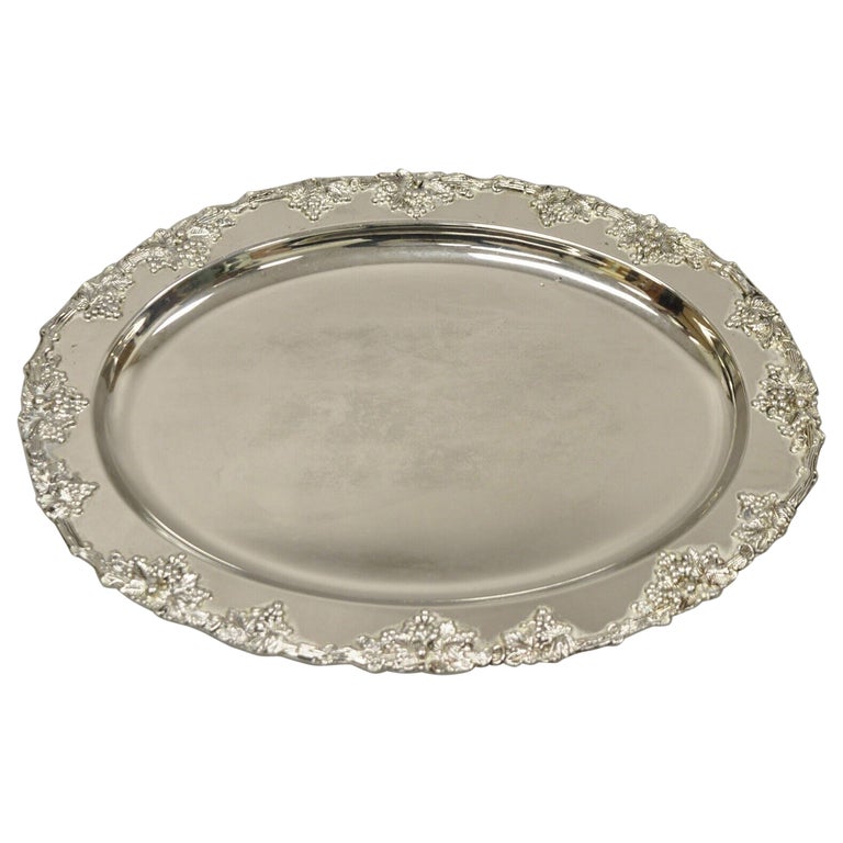 Godinger Silver Art Gold Chain Bordr Round Bowl: Serving Bowls