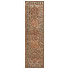 Vintage Wool Handwoven Persian Heriz Runner
