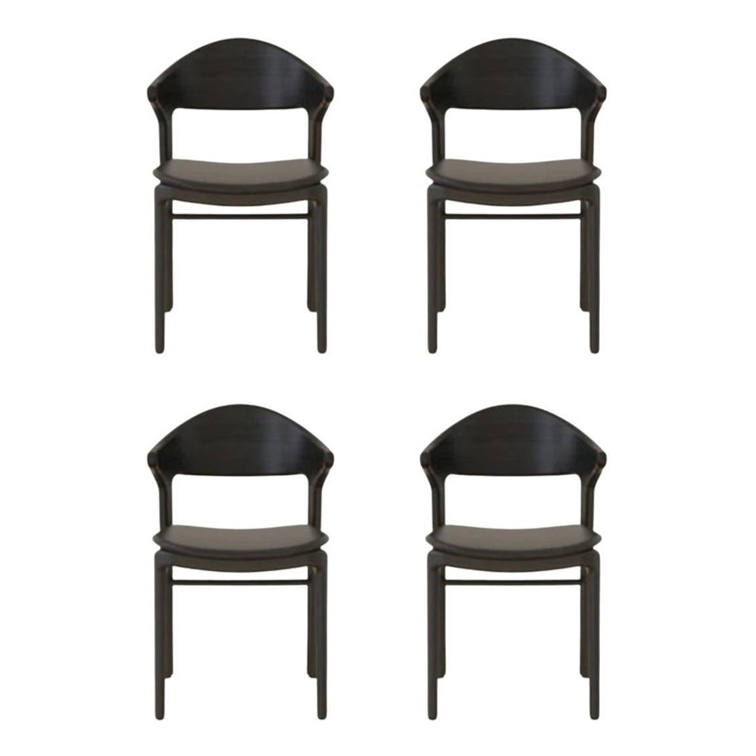 Set of Four Design Institute of America Chairs at 1stDibs