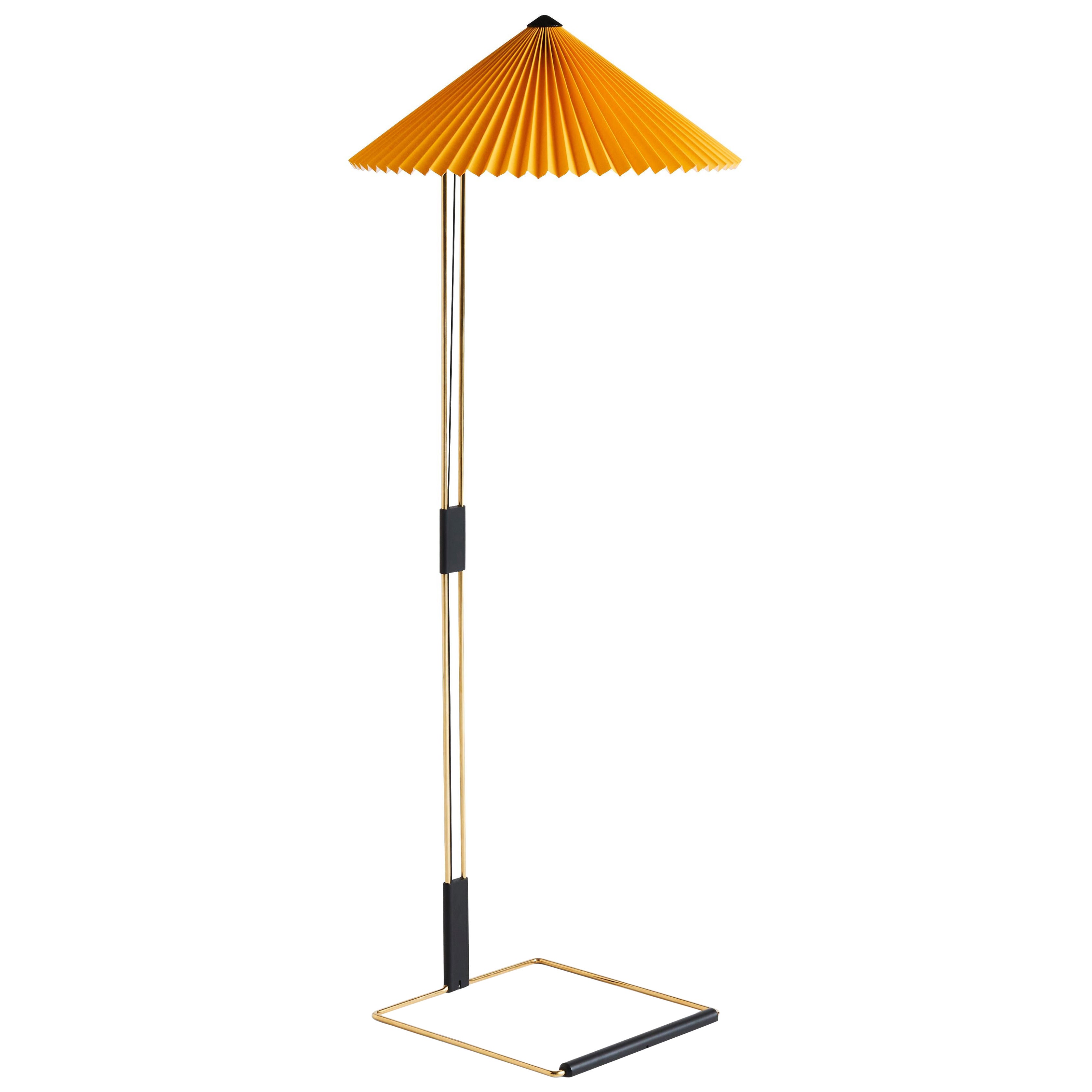 Matin Floor Lamp, Yellow by Inga Sempé for Hay For Sale