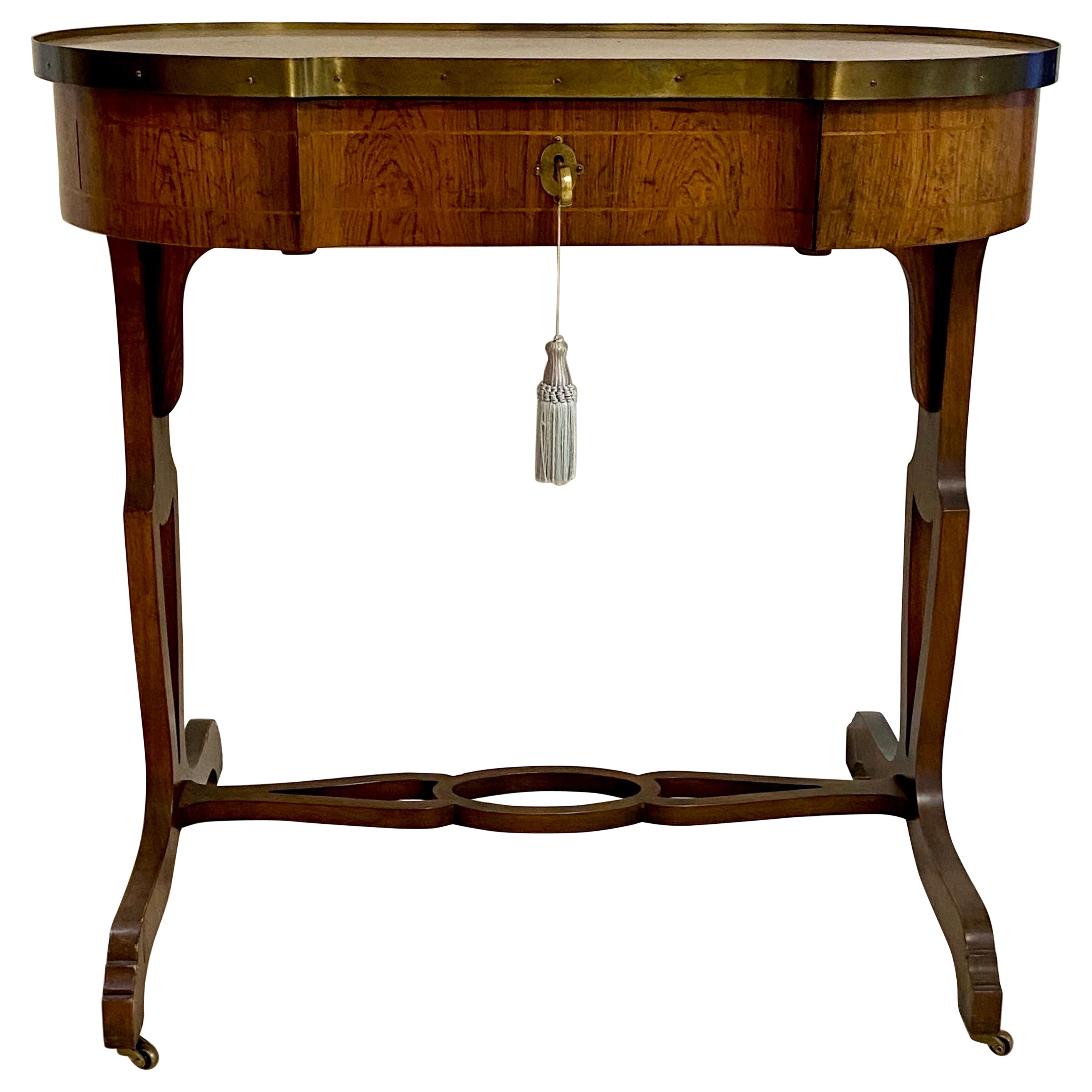 Baker Neoclassical Rosewood Petite Desk, Manor House Collection