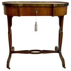 Baker Neoclassical Rosewood Petite Desk, Manor House Collection