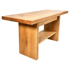21st Century Minimalist Rift Sawn White Oak Entry, Mudroom, Side Table Bench