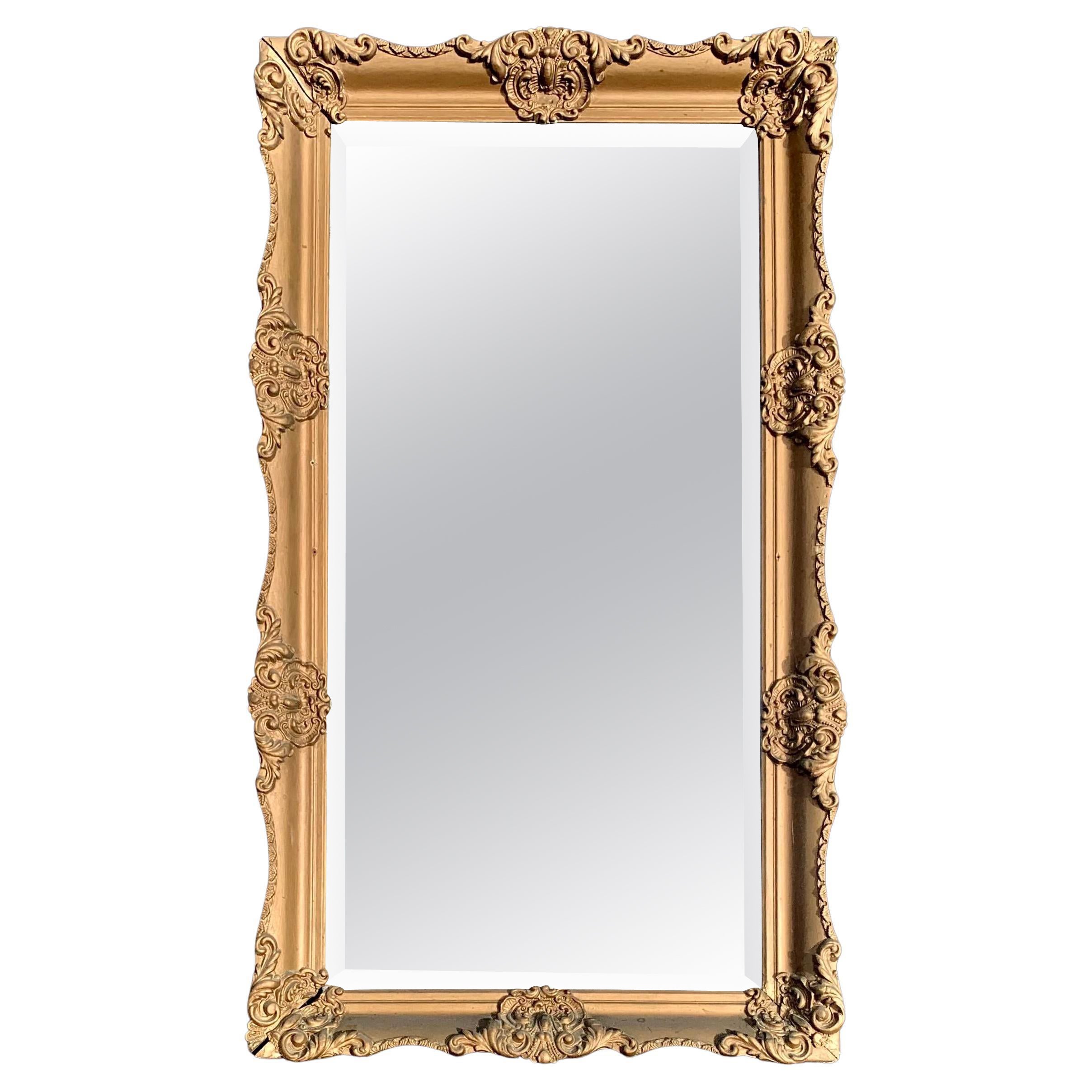 19th Century Classic Victorian Mirror For Sale