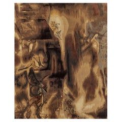Modern Hand Knotted Art Rug - “Woodland”