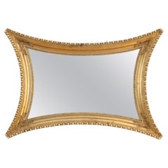 Miroir Empire français, doré et argenté, datant d'environ 1800-1820