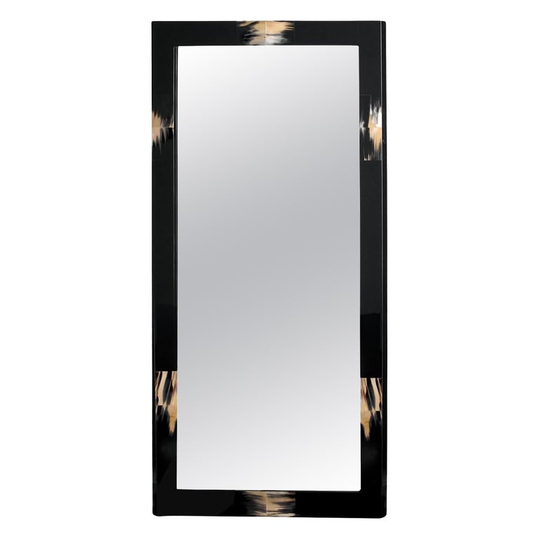 Erasmo Horn Wall Mirror For Sale at 1stDibs