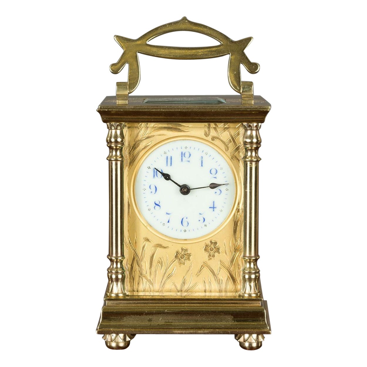 Reiseuhr im französischen Art nouveau-Stil