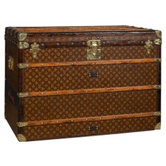 20th Century Louis Vuitton Cabin Trunk in Monogram Canvas, Paris, C.1930