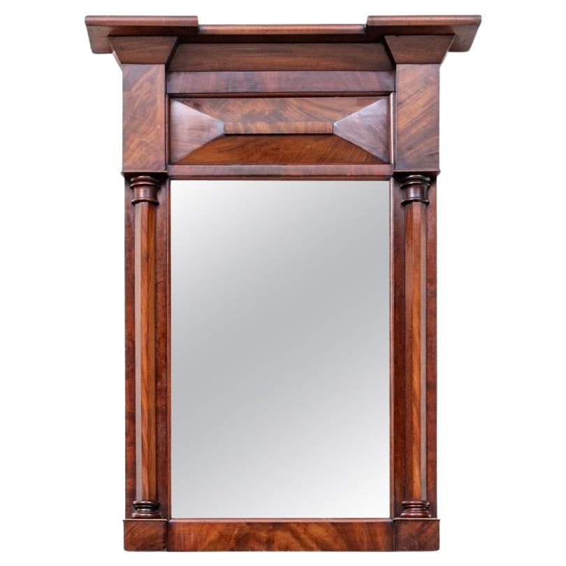 A Fine Highly Figured Federal Style Pier Mirror