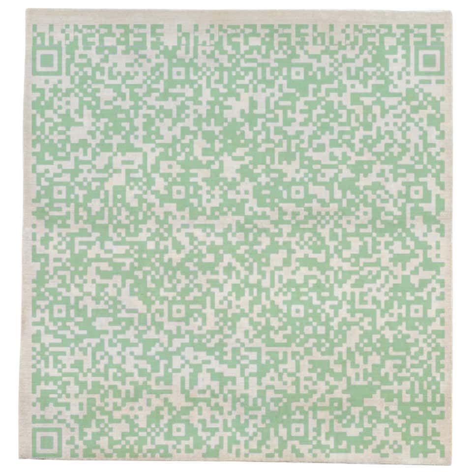 Irregular Shape with Abstract Pink Blush Terracotta Green 'Hey Archie ...