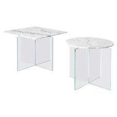 Set of 2 beside Myself End Large Tables by Claste 