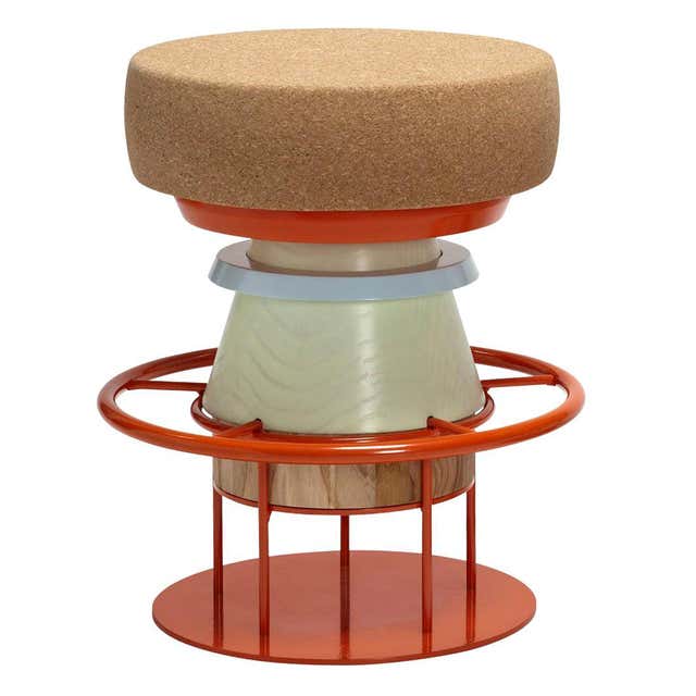 Tori Stool Travertine by Ries For Sale at 1stDibs