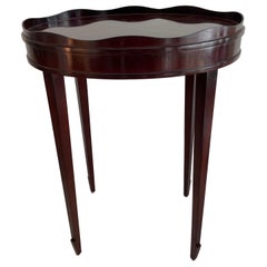 Barbara Barry Oval Drinks Table for Baker