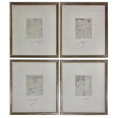 Homage to Picasso, Group of 4 Pater Max Lithographs