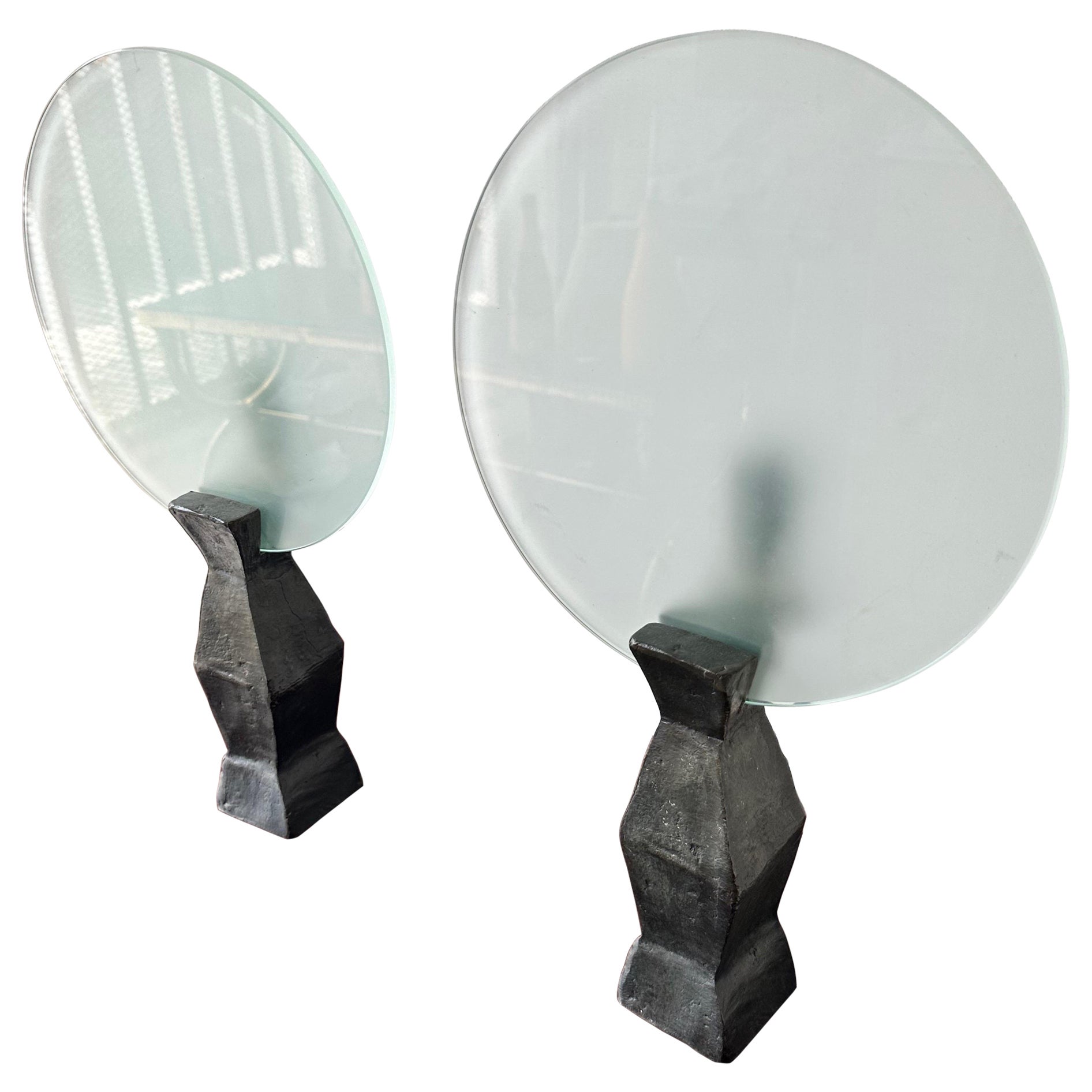 Pair of Garouste et Bonetti “Moon“ Table Lamps