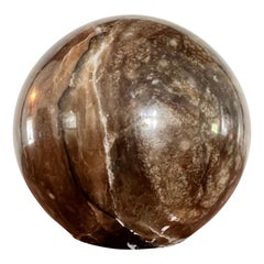 Onyx Ball Paperweight, Bookend, and Sculptural Desk Accessory