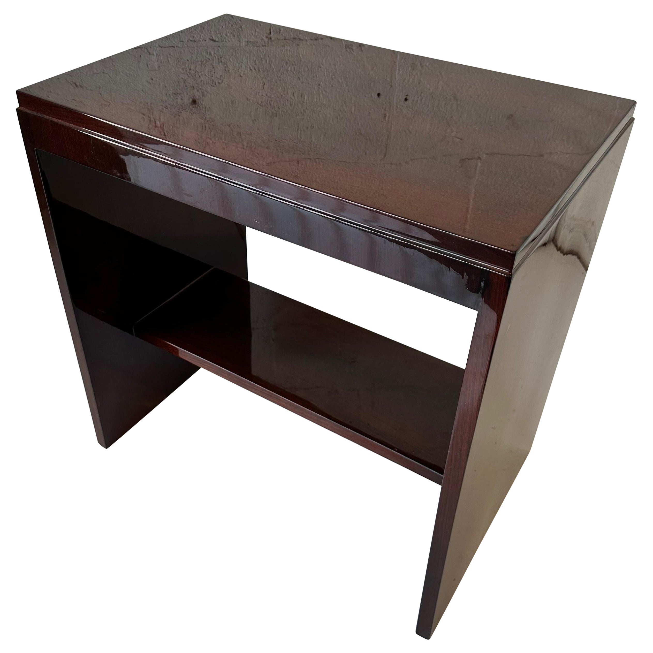 Art Déco Rosewood Side Table  For Sale