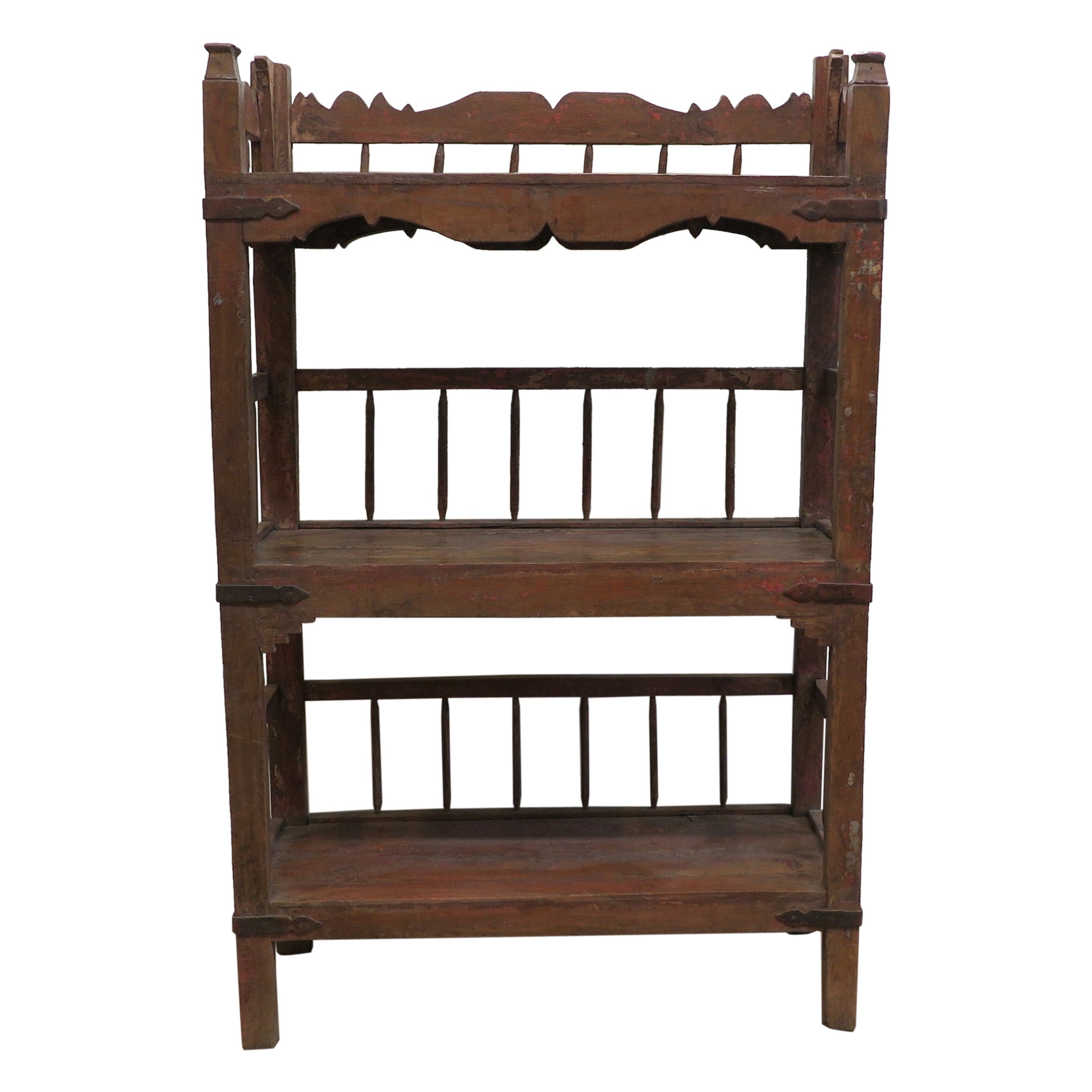 Rustic Bookcase Etagere Shelf