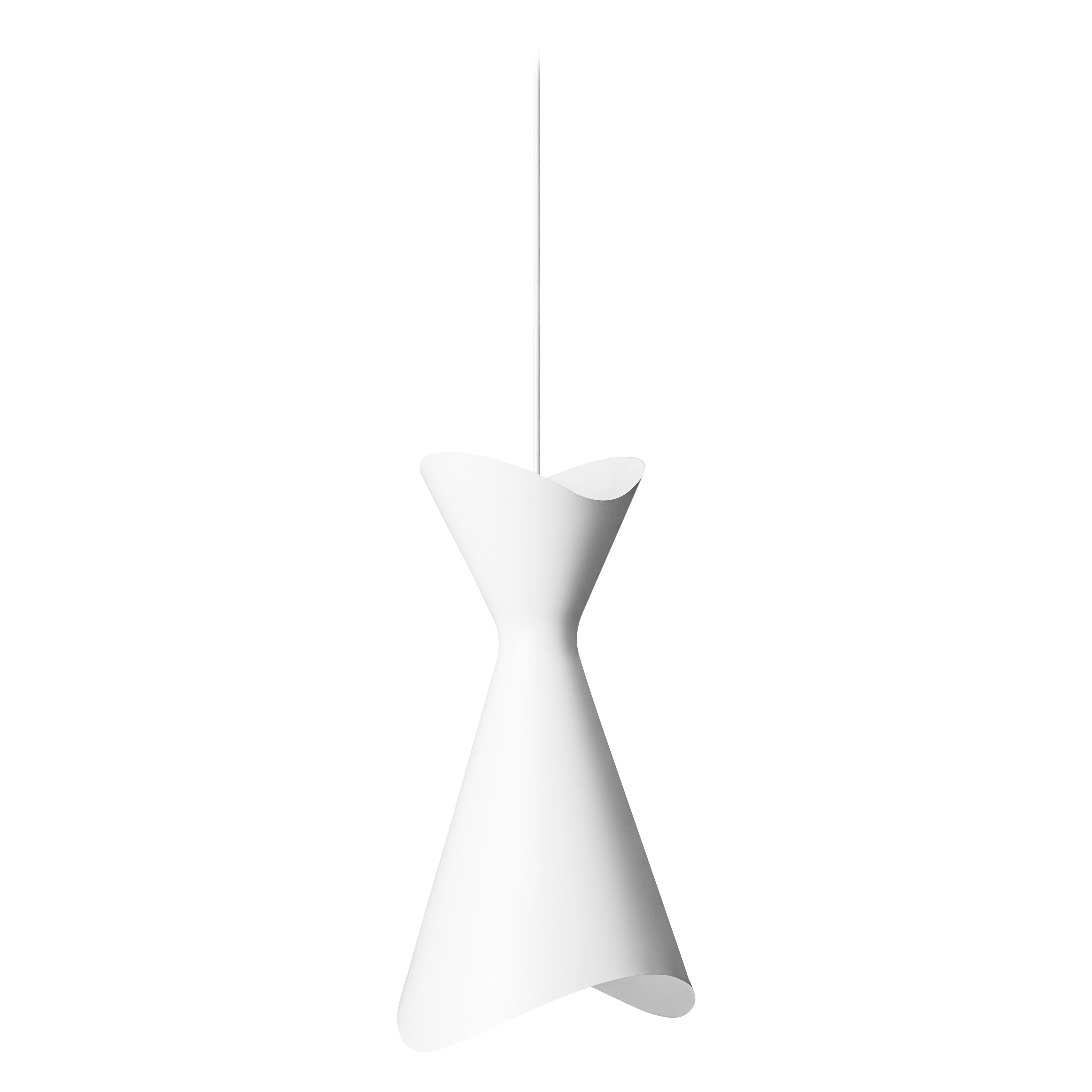 Contemporary Pendant Lamp 'Ninotchka 275' by Lyfa, White For Sale