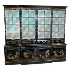 1960s Used Union National Chinoiserie China Cabinet