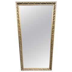 Vintage Rectangular Silver Floor Mirror