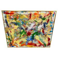 Large Modern Expressionist Abstract Painting