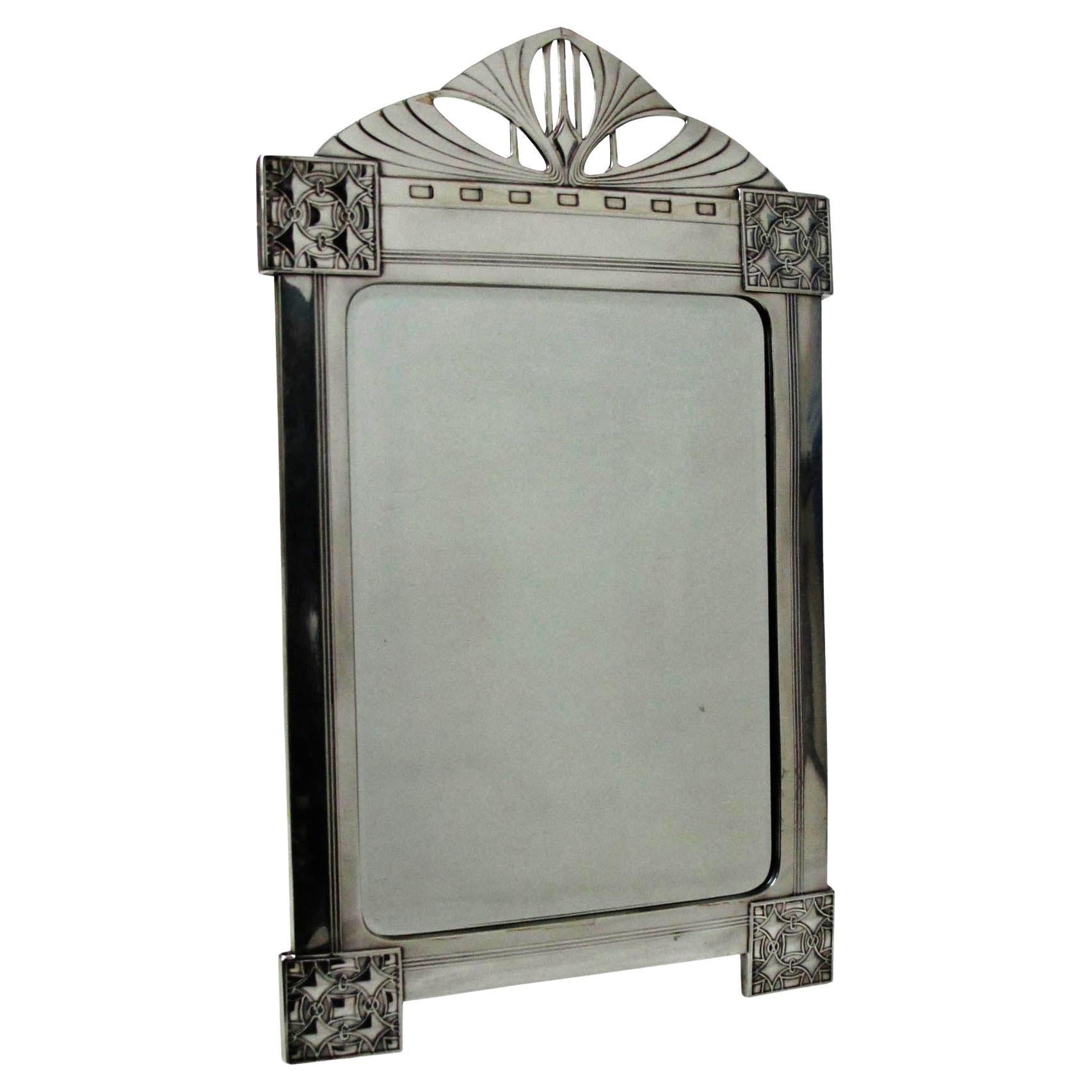 Signature du miroir : Wmf, Année : 1910, Jugendstil, Art nouveau, Liberté, Allemagne en vente
