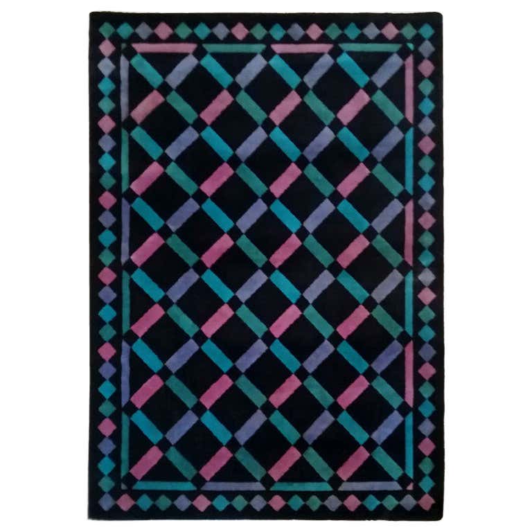 1980s Italian Woven Pure Wool