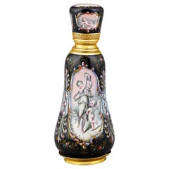 Used Gold and Enamel Scent Bottle