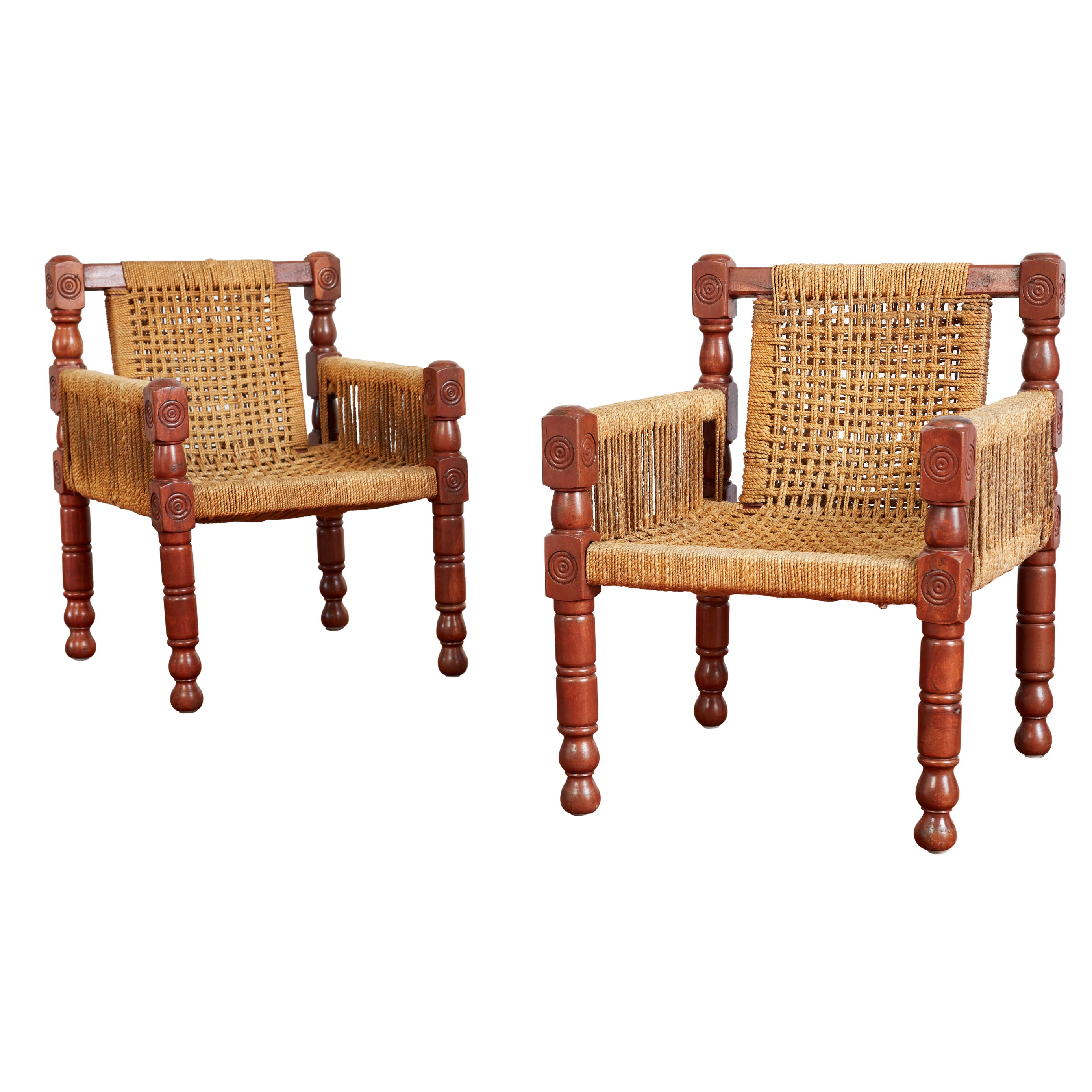 Audoux Minet Style Chairs For Sale