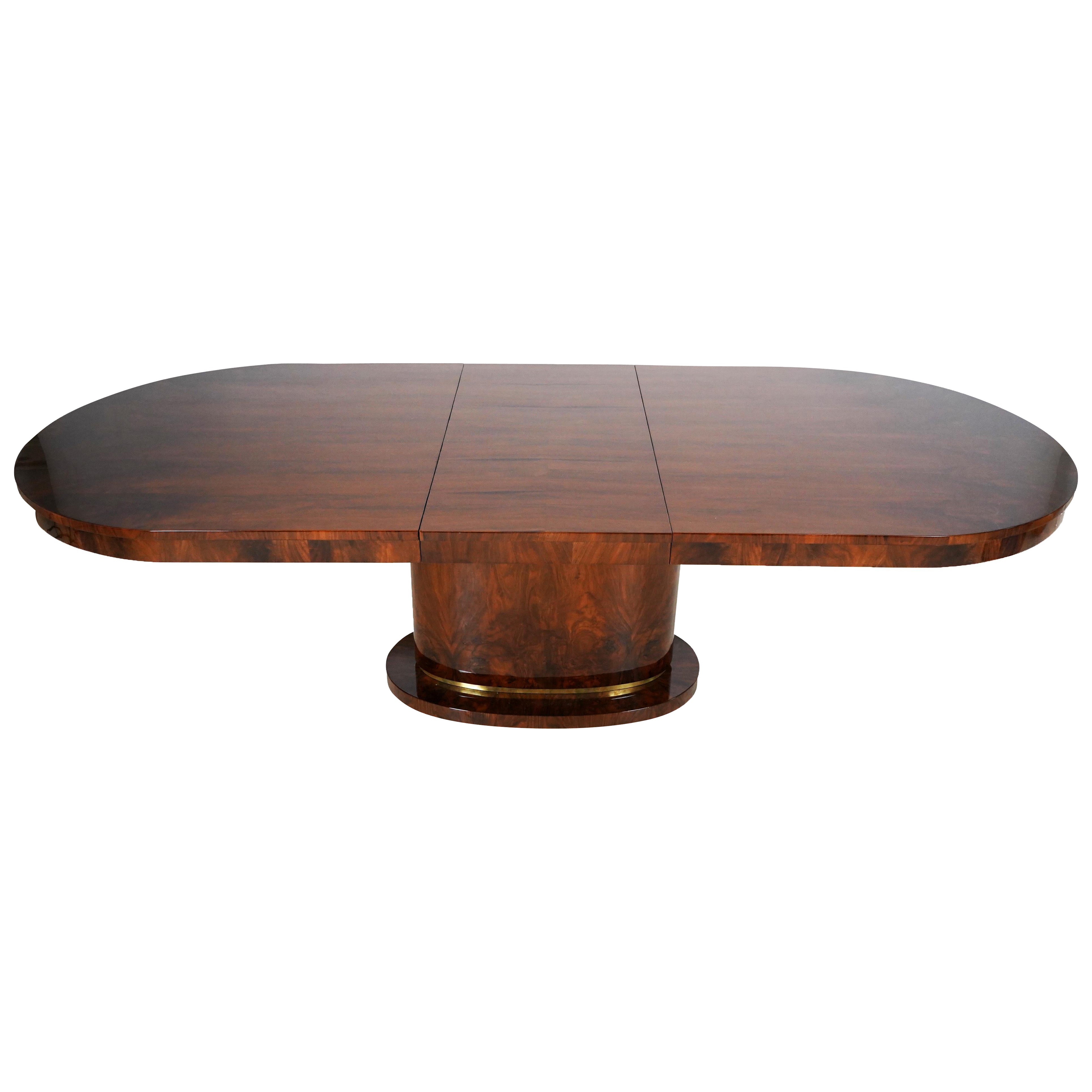 Danish Teak Oval Dining Table with Butterfly Extension Leaf at 1stDibs