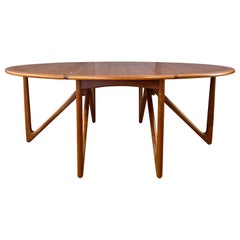 Kurt Østervig for Jason Møbler Teak Drop-Leaf Dining Table, 1960s