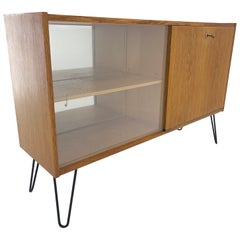 Used Midcentury Cabinet with a Bar, Czechoslovakia