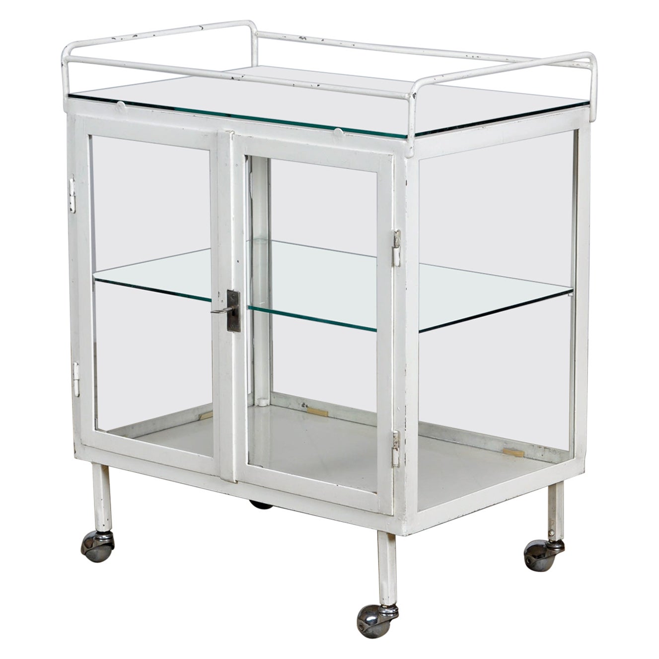 Medical Showcase / Trolley, 1940s For Sale