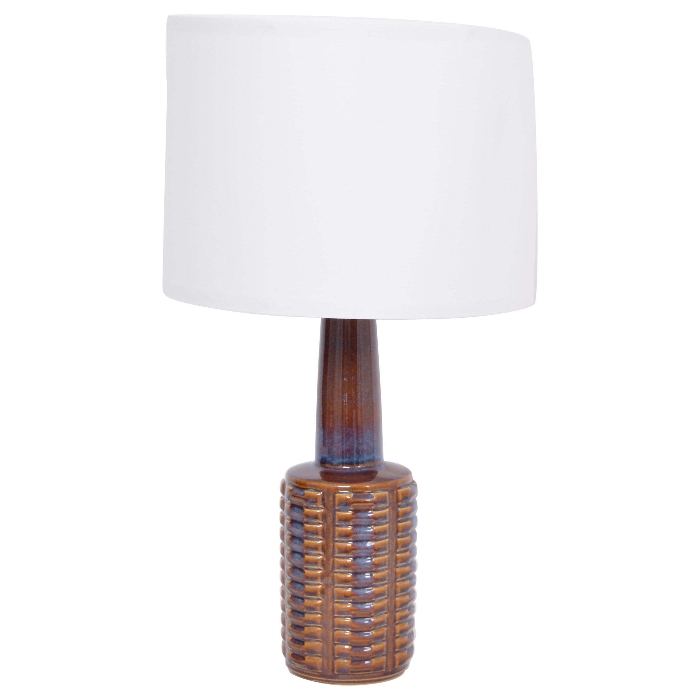 Tall Midcentury Ceramic Table Lamp Model 1023 by Einar Johansen for Soholm