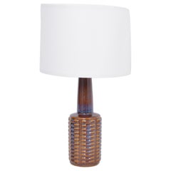 Lampada da tavolo alta in ceramica del Medioevo Modello 1023 di Einar Johansen per Soholm