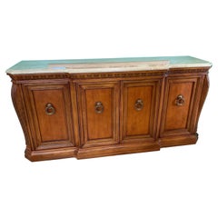 Vintage Century Furniture Caspian Collection Marble Top Sideboard
