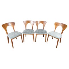 Set of 4 Danish "Peter" Chairs by Niels Koefoed