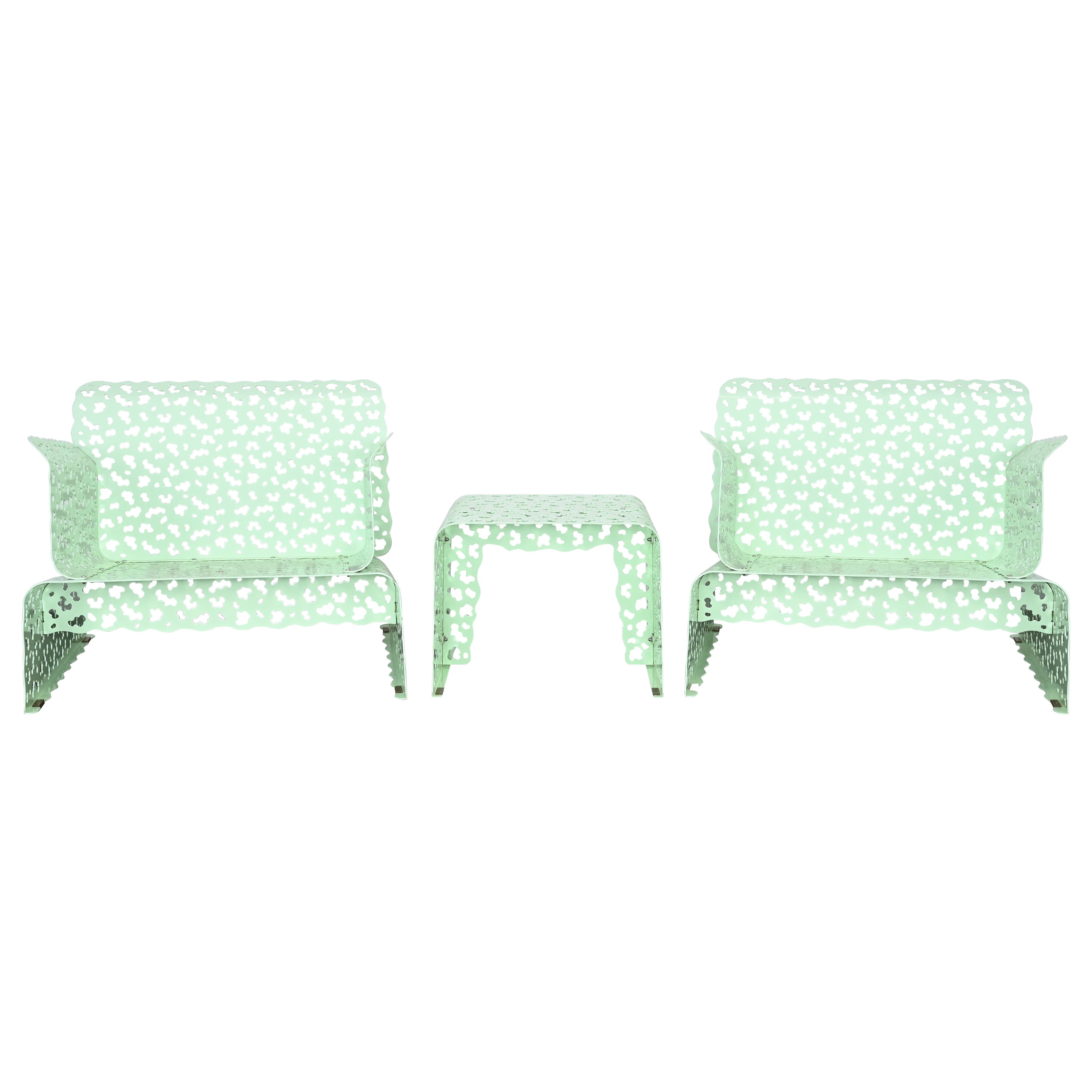 Table et table d'appoint Knoll « Topiary Cushion Lounge Chairs » en édition limitée, 1997
