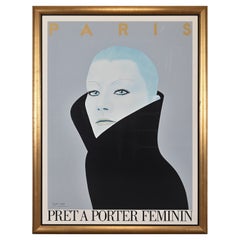 Lithograph of Pret a Porter Feminin by Gerard Razzia, 1980s