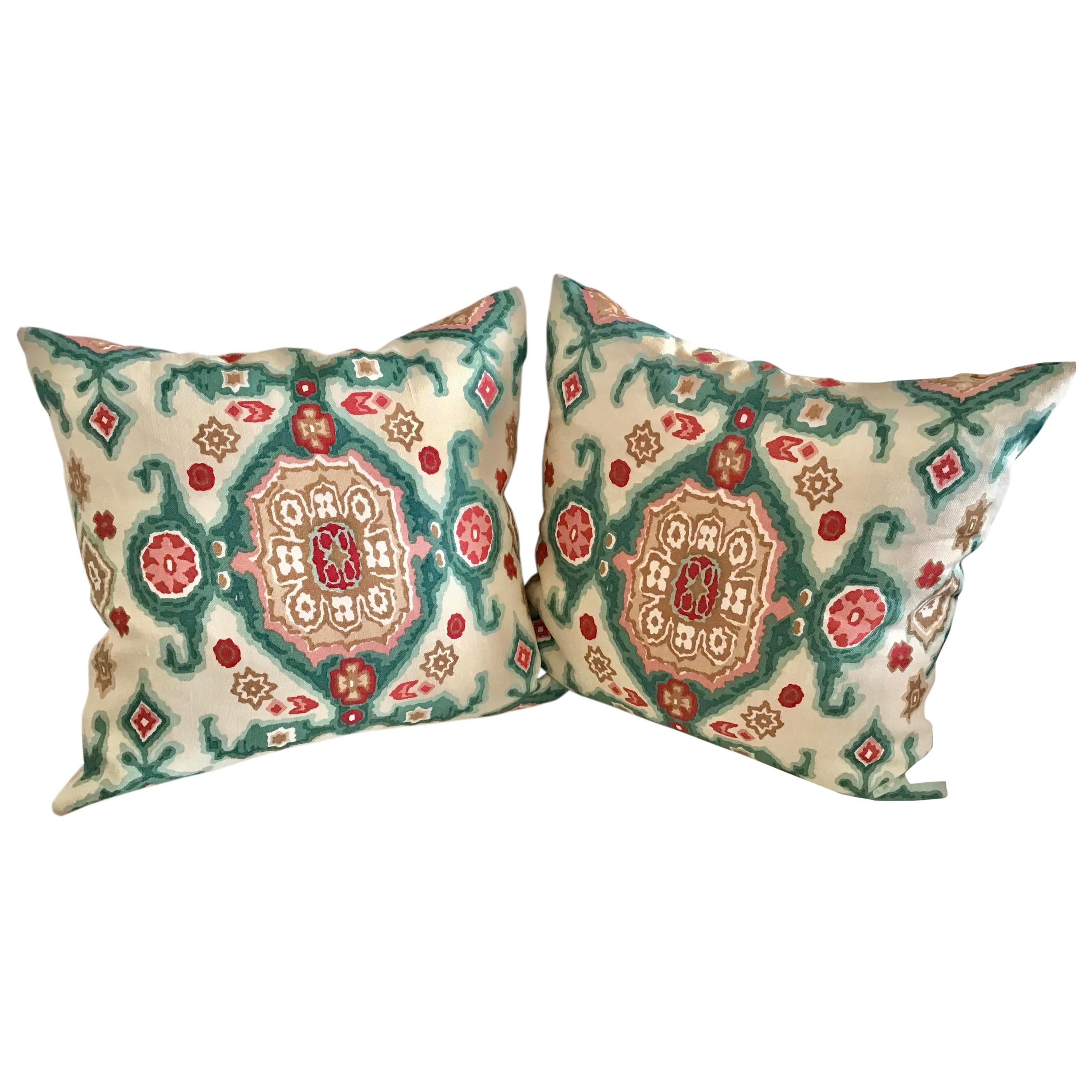 1970s Seahorse Aubusson Style Pillow For Sale at 1stDibs