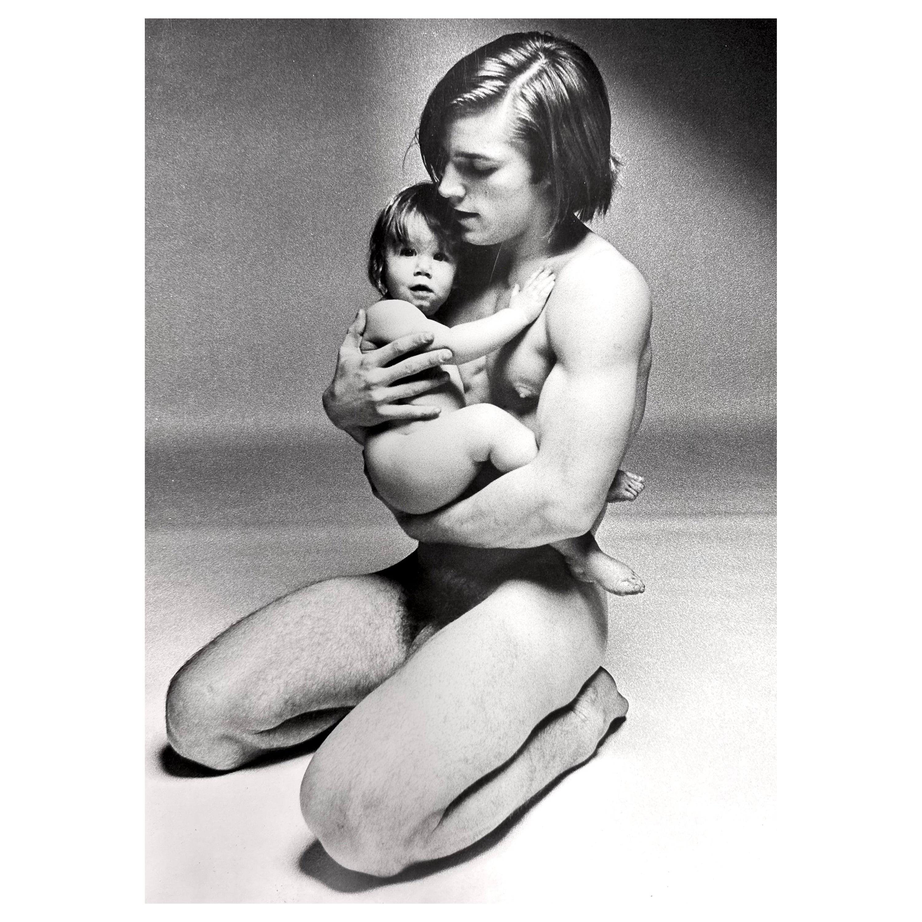 Francesco Scavullo, Andy Warhol's Flesh: Joe Dallesandro with Child II, 1968