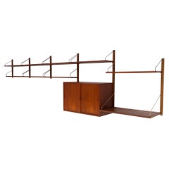 Danish Modern Modular Teak Wall Unit by Poul Cadovius for Cado, 1950s