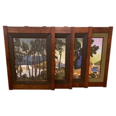 Set of Four Arts and Crafts Framed Prints
